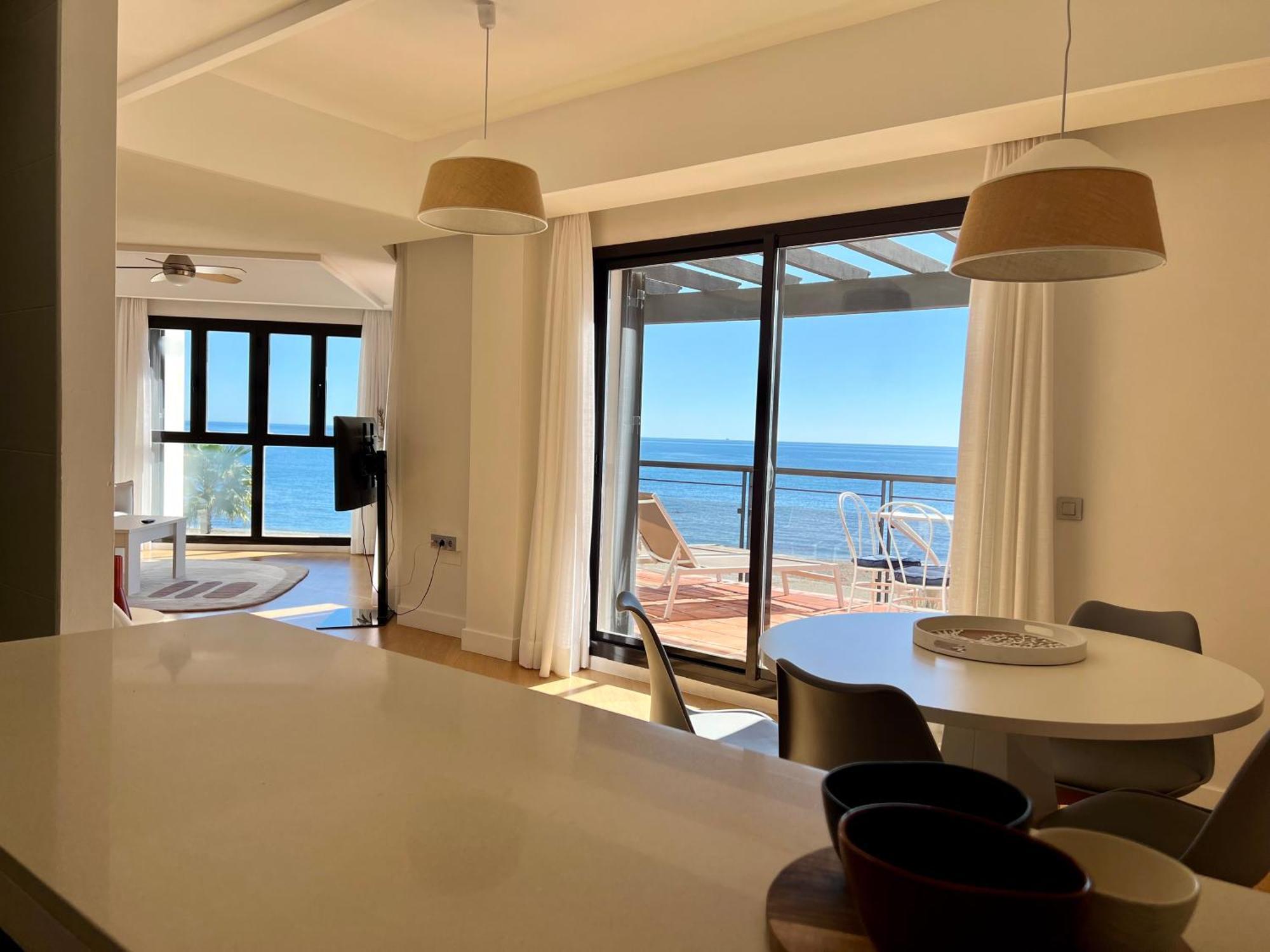 Apartamento Vista Mar Касарес Экстерьер фото